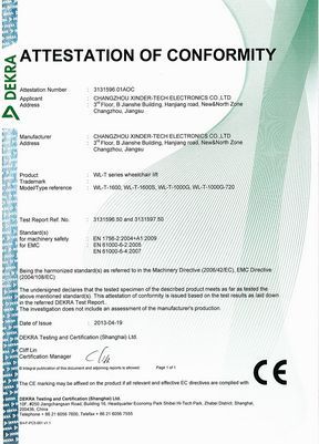 CE Certificate WL-T lift